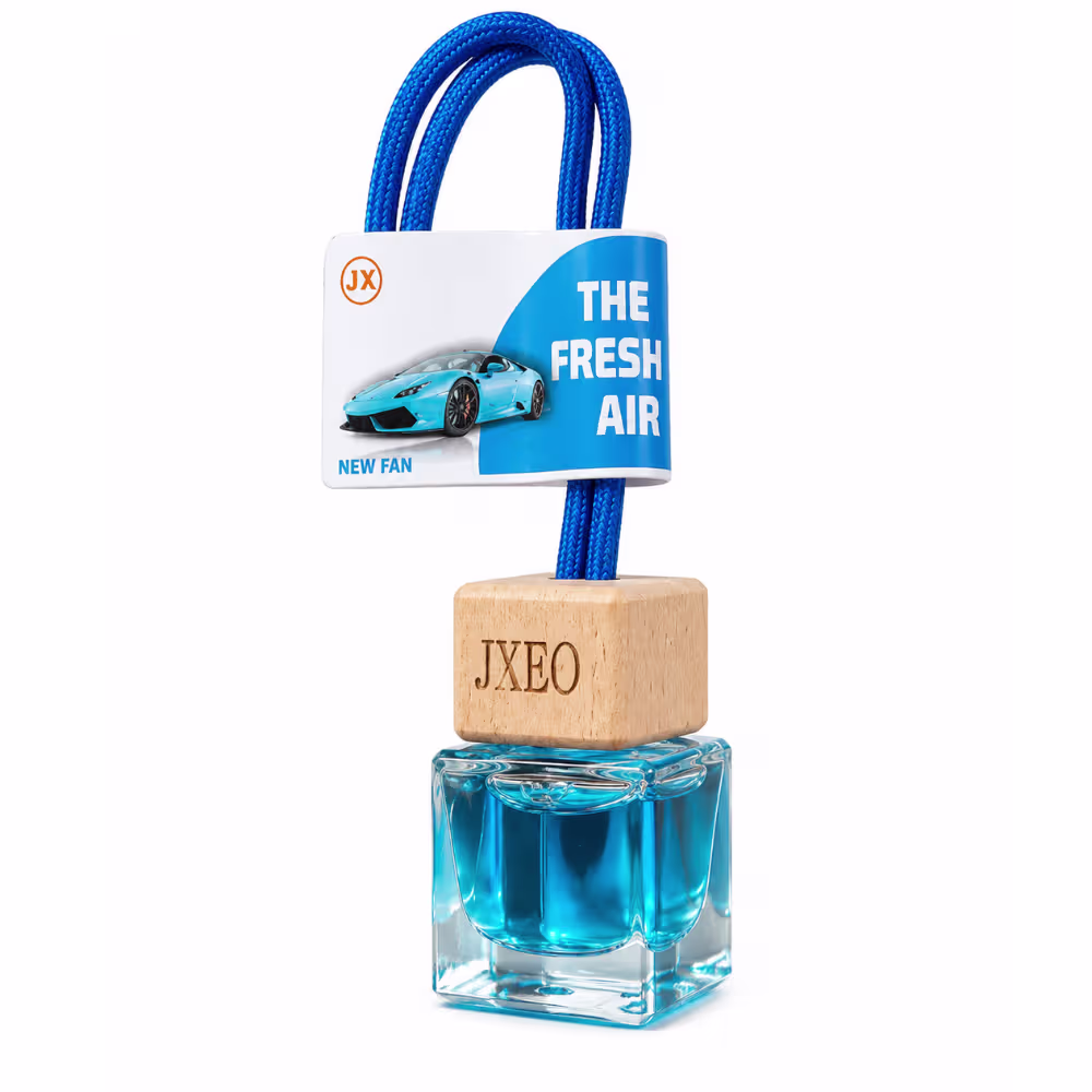 JXEO NEW CAR GLASS BOTTLE HANGING CAR AIR FRESHENER